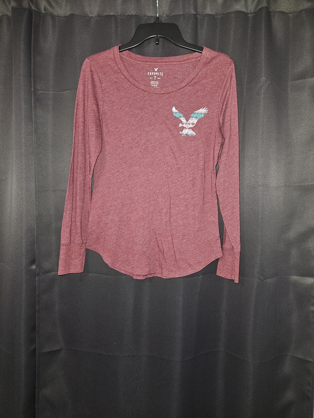 American Eagle Outfitters Indie Long Sleeve Crewneck Tee